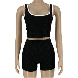 Crop top and shorts set
